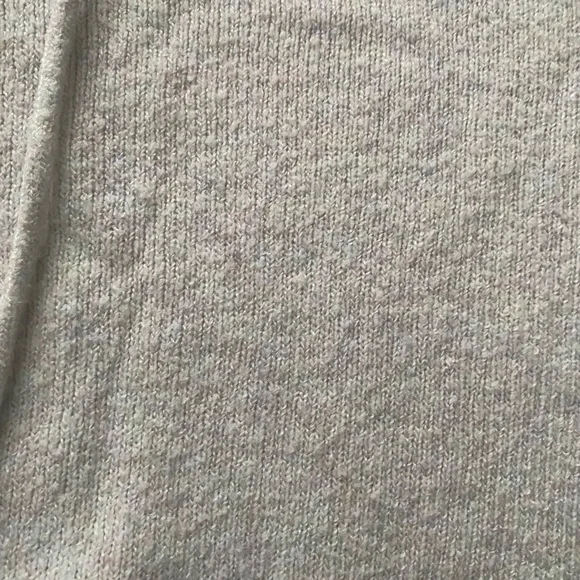 American Eagle Knit Cropped Hooded Sweater Oat XS - Picture 3 of 12